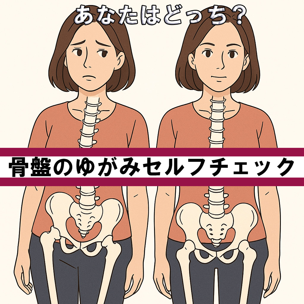 骨盤ゆがみセルフチェック方法ご紹介 | サルビア整骨院 辻堂院