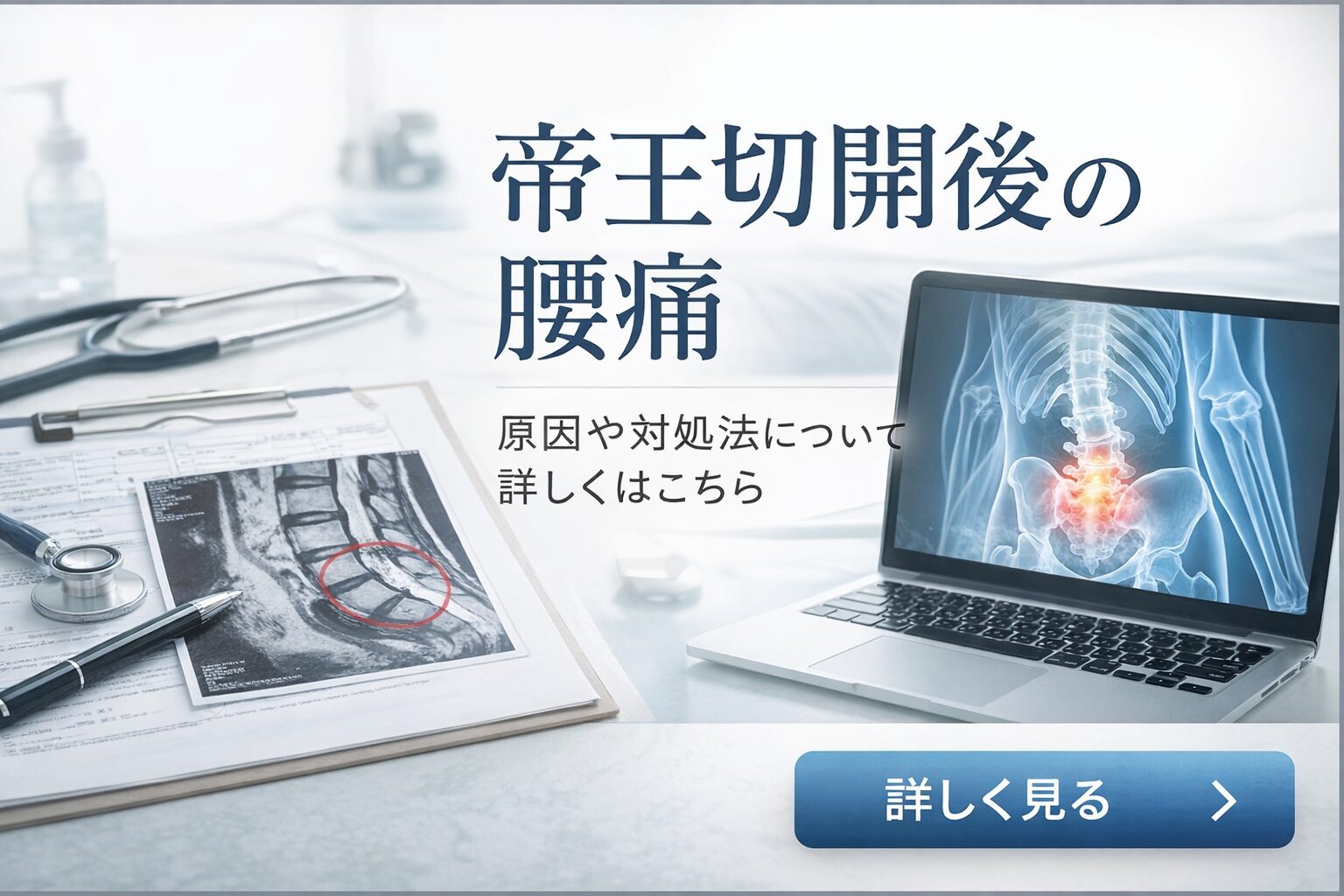 帝王切開後の腰痛について詳しく見る